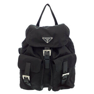 Prada two pocket Backpack Black